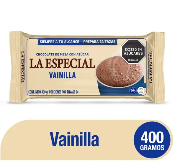 Chocolate Especial Vainilla 400gr