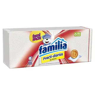 Servilleta Familia Practidiarias 450un