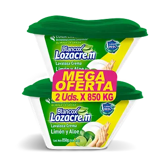 Lavaloza Lozacrem Crema Limon 2unx850gr