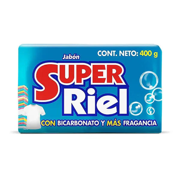 Jabon Barra Super Riel 400gr