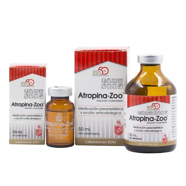 Atropina Zoo Inyectable Frasco 50Ml