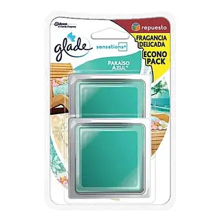Ambientador Glade Sensations Paraiso Azul 2Rpx8Gr