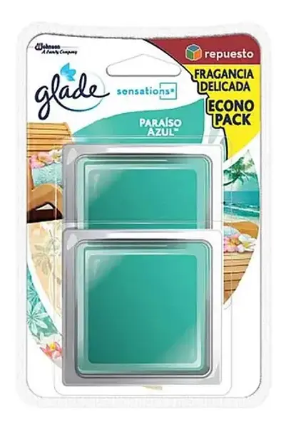 Ambientador Glade Sensations Paraiso Azul 2Rpx8Gr