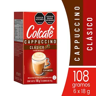 Cafe Colcafe Cappuccino Clasico 6Unx18Gr