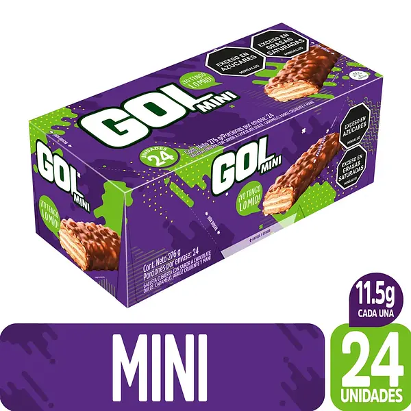 Chocolatina Gol Mini 24Unx11.5Gr