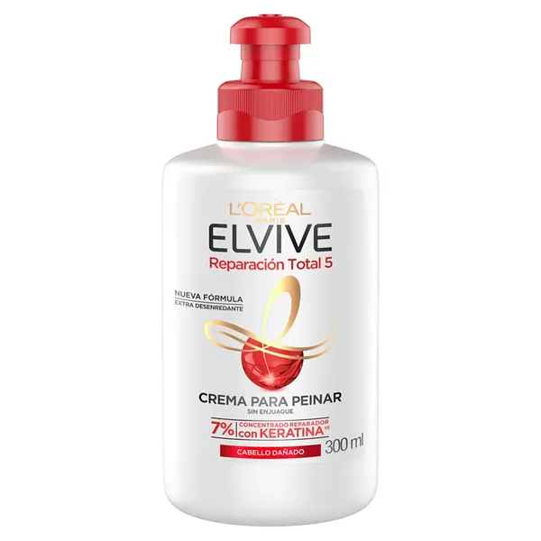Crema De Peinar Elvive Reparacion Total 5 300Ml