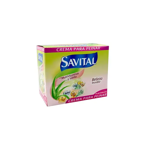 Crema De Peinar Savital Surtido 20Unx22Ml