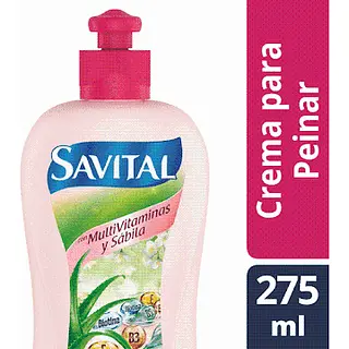 Crema De Peinar Savital Multivitaminas 275Ml