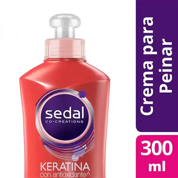 Crema De Peinar Sedal Keratina 300Ml
