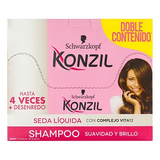 Shampoo Konzil Seda Liquida 18Unx20Ml