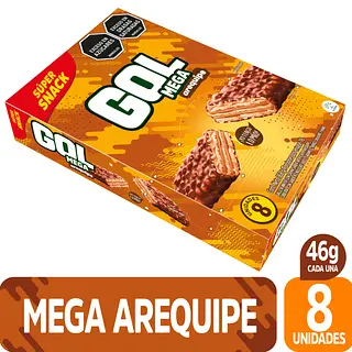Chocolatina Gol Arequipe 8Unx46Gr