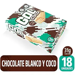 Chocolatina Gol Coco 18Unx31Gr