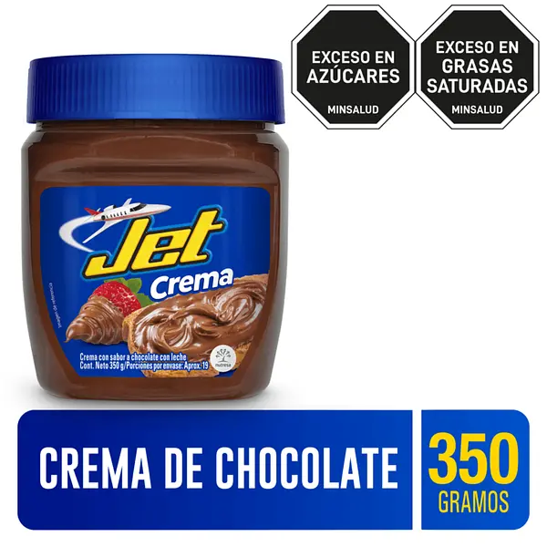 Crema De Chocolate Jet Tarro 350Gr