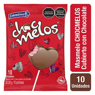 Dulce Chocmelos Corazones 10Un