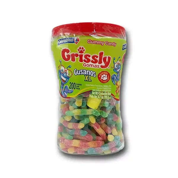 Goma Grissly Gusanos 200Un