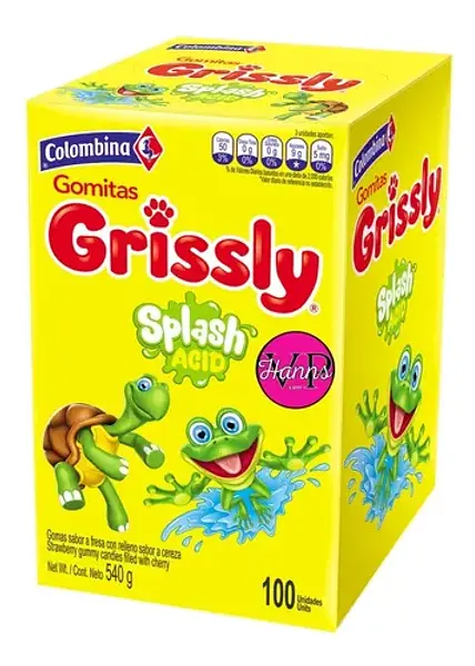 Goma Grissly Splash 100Un