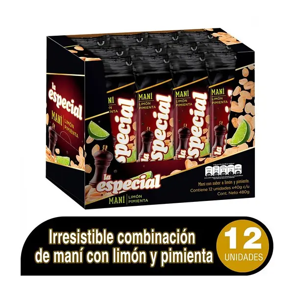 Mani Especial Cervecero 12Unx40Gr