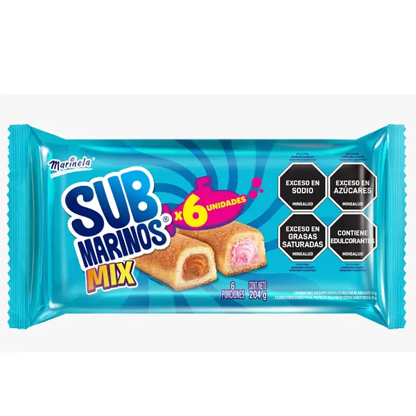 Lonchera Submarinos Bimbo 204Gr