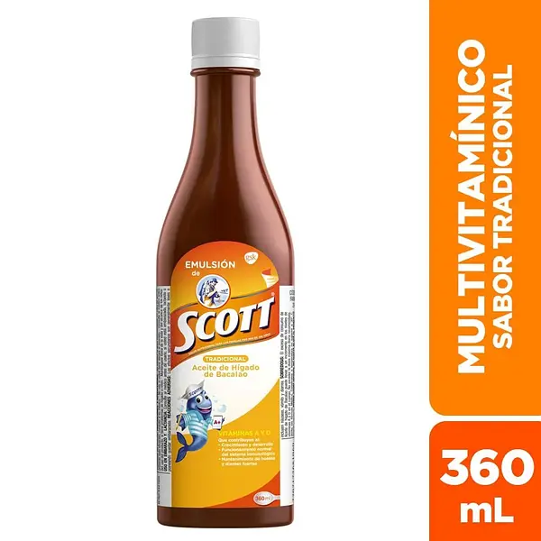 Emulsion Scott Tradicional 360Ml