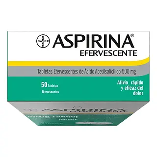 Aspirina Efervescente 50Unx500Mg