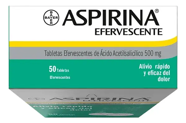 Aspirina Efervescente 50Unx500Mg