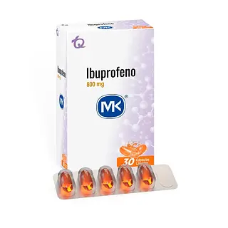 Ibuprofeno Mk Capsulas Liquida 30Unx800Mg