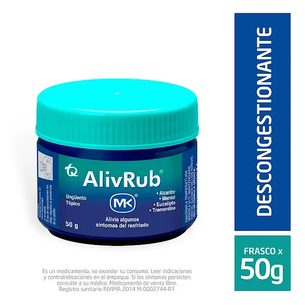 Unguento Mk AlivRub 50Gr