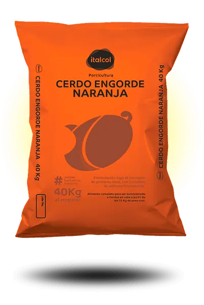 Italcol Cerdo Engorde Naranja P 40Kg