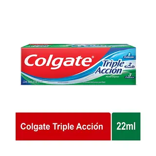 Crema Dental Colgate Triple Acción 22Ml