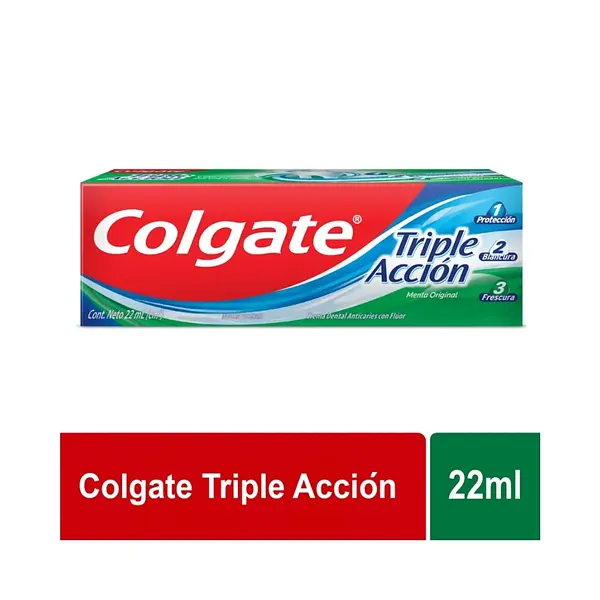 Crema Dental Colgate Triple Acción 22Ml