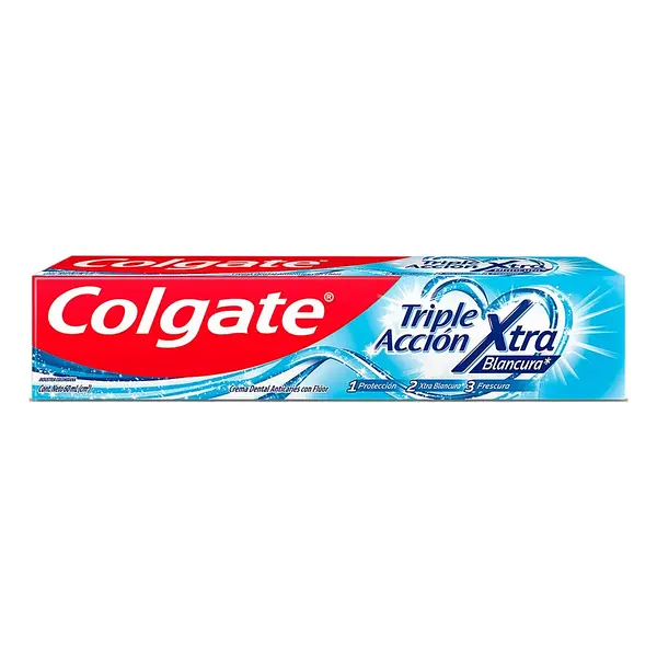 Crema Dental Colgate Triple Acción XtraBlancura 60Ml