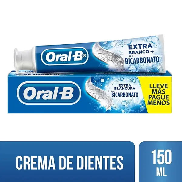 Crema Dental Oral B Bicarbonato 150Ml