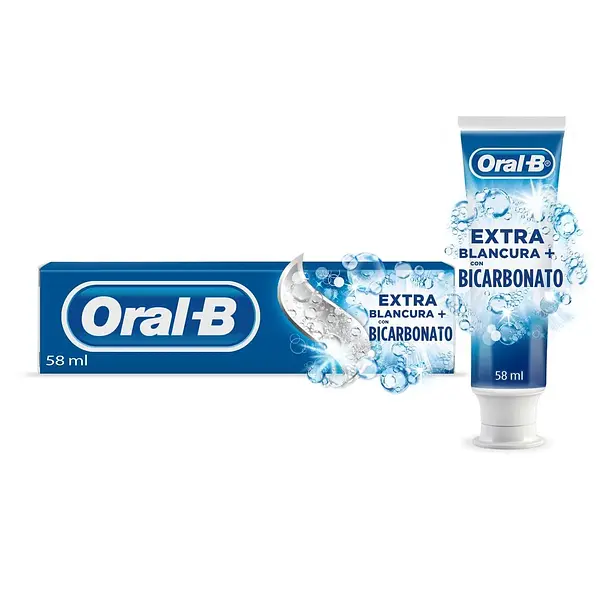 Crema Dental Oral B Bicarbonato 58Ml
