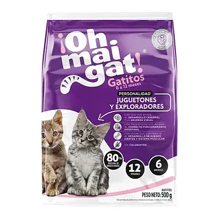 Ohmaigat Gatitos Juguetones 500gr