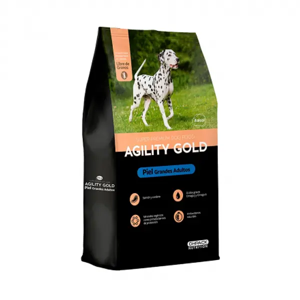 Agility Gold Grandes Adultos Piel 3000gr
