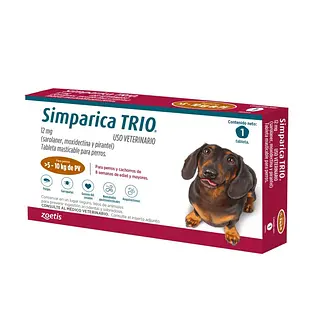 Simparica Trio Tabletas 5-10