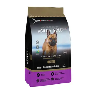 Agility Gold Pequeños Adultos Piel 8000gr