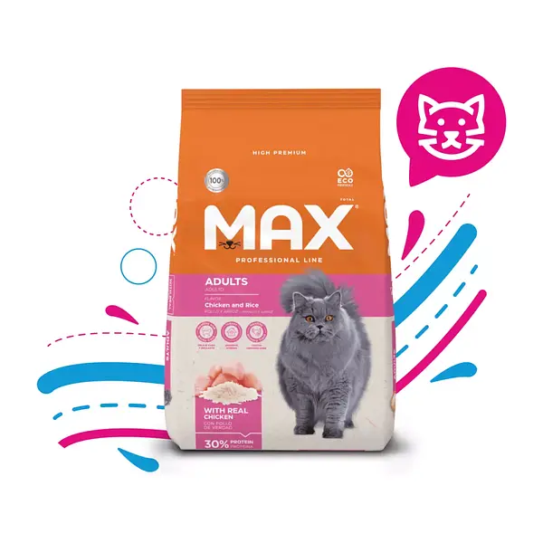 Max Cat Adulto P/Line Frango Y Arroz 1000Gr
