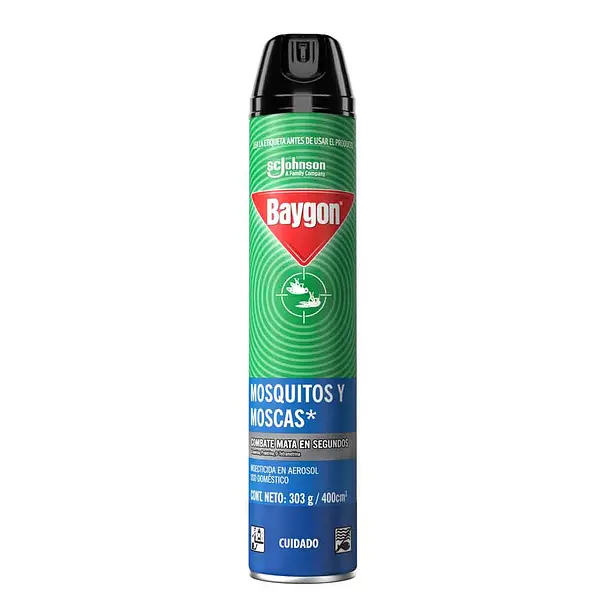 Baygon Aerosol Mosquitos Y Moscas 400Cc