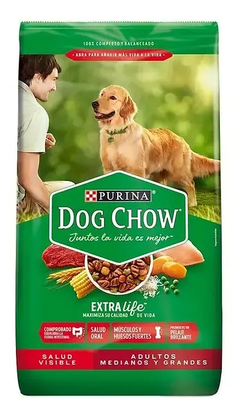 Dog Chow Adultos Medianos Y Grandes 2000gr