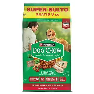 Dog Chow Adultos Medianos Y Grandes 22.7kg
