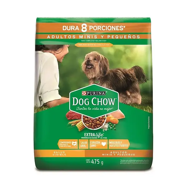 Dog Chow Adultos Minis Y Pequeños 475gr