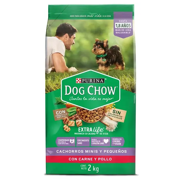Dog Chow Cachorros Minis Y Pequeños 2000gr