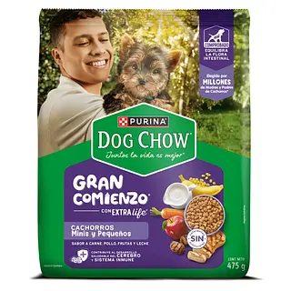 Dog Chow Cachorros Minis Y Pequeños 475gr