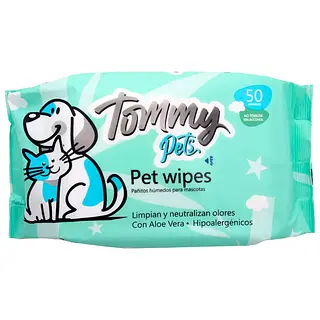 Pañitos Tommy Pets 50Un