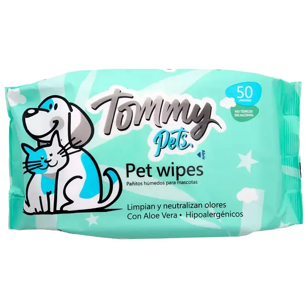 Pañitos Tommy Pets 50Un