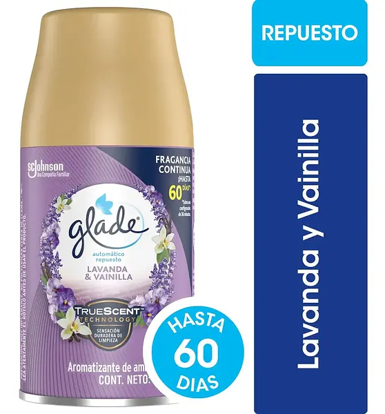 Ambientador Glade Repuesto Automatico Lavanda 175Gr