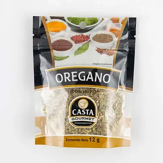 Condimento Casta Oregano Puro 12Gr