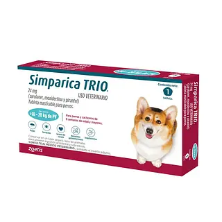 Simparica Trio Tabletas 10-20