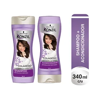 Shampoo+Acondicionador Konzil 340Ml